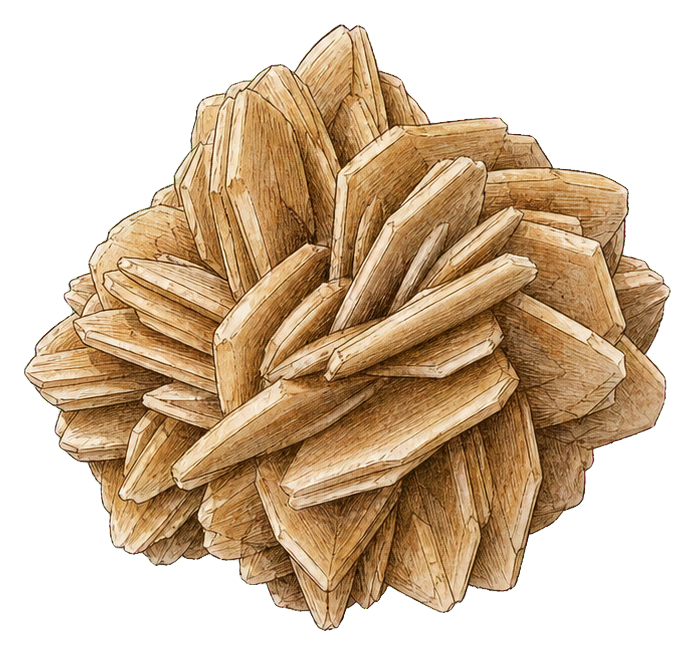 Preview for Barite Desert Rose Sticker