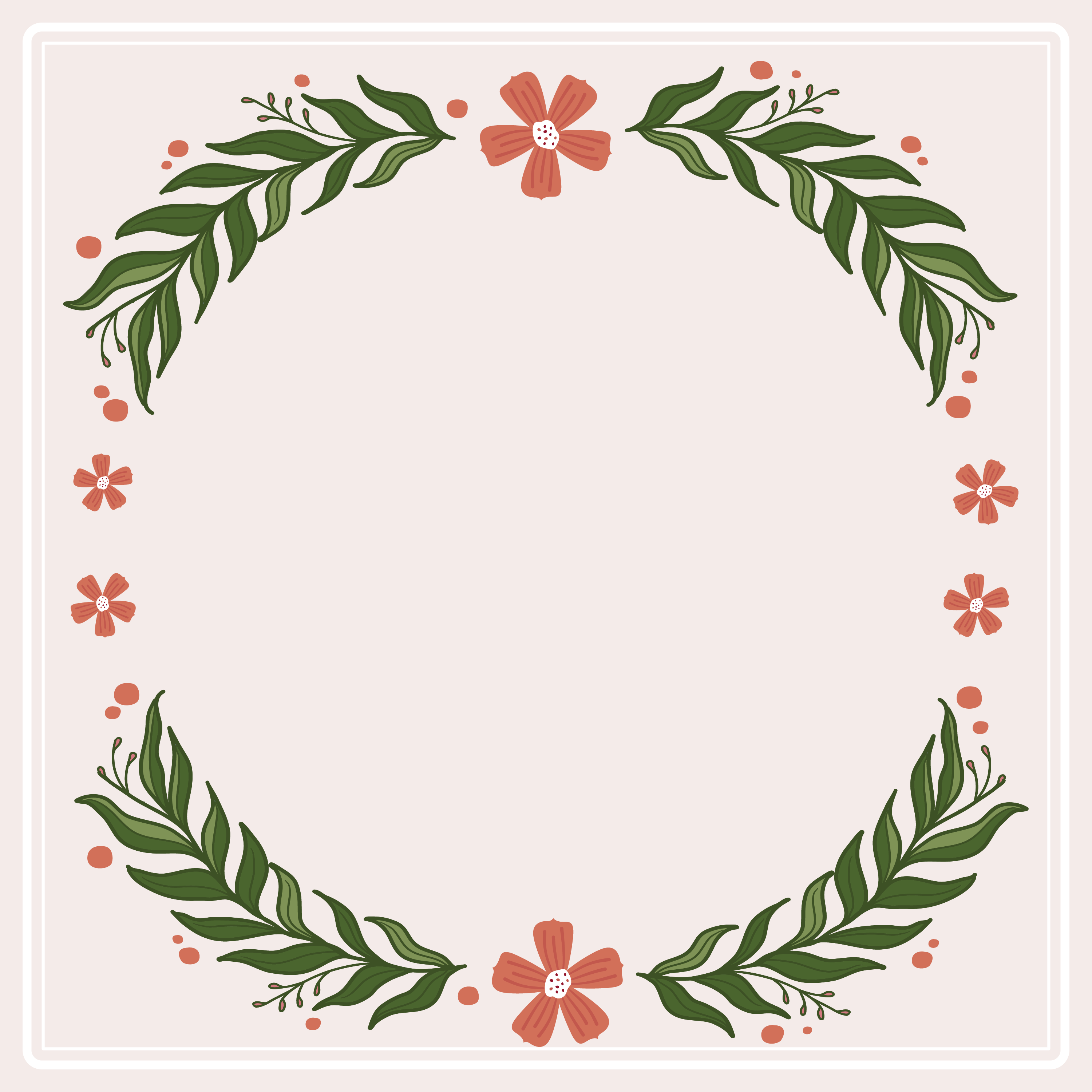 Preview for Floral-wreath-design-template-mothers-day-background-ef4db