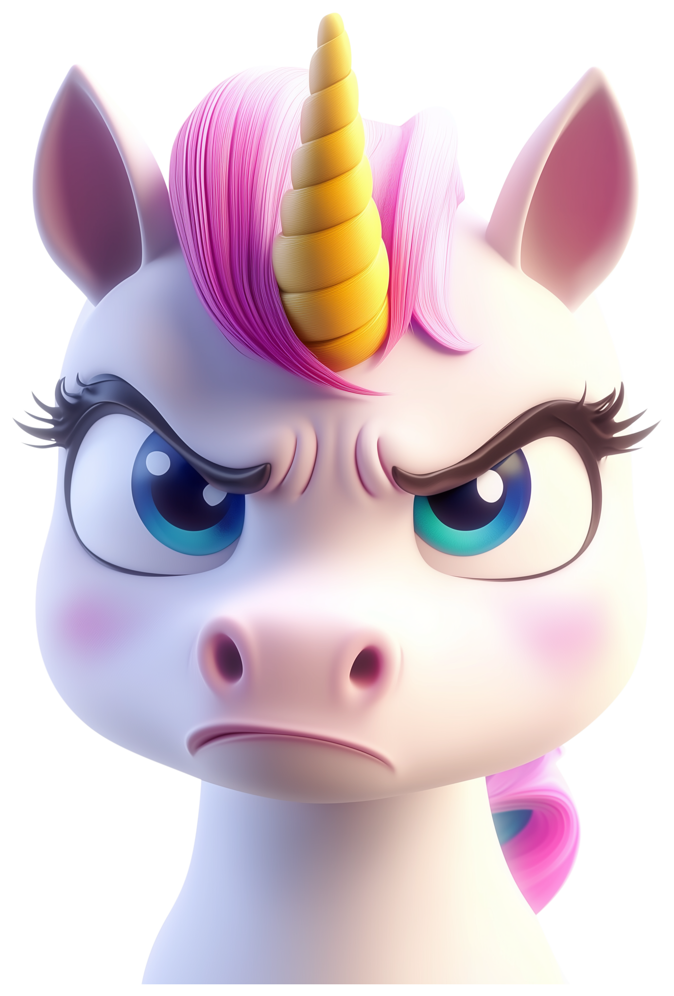 Preview for Angry Unicorn Emoji Sticker