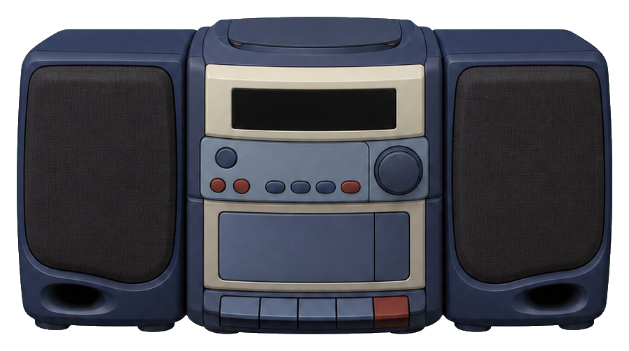Preview for Integrated Bookshelf Stereo Sticker