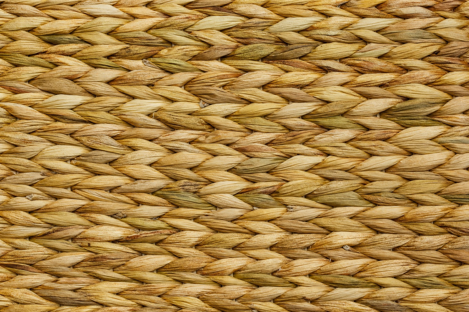Horizontal woven seagrass texture in tan and gold tones