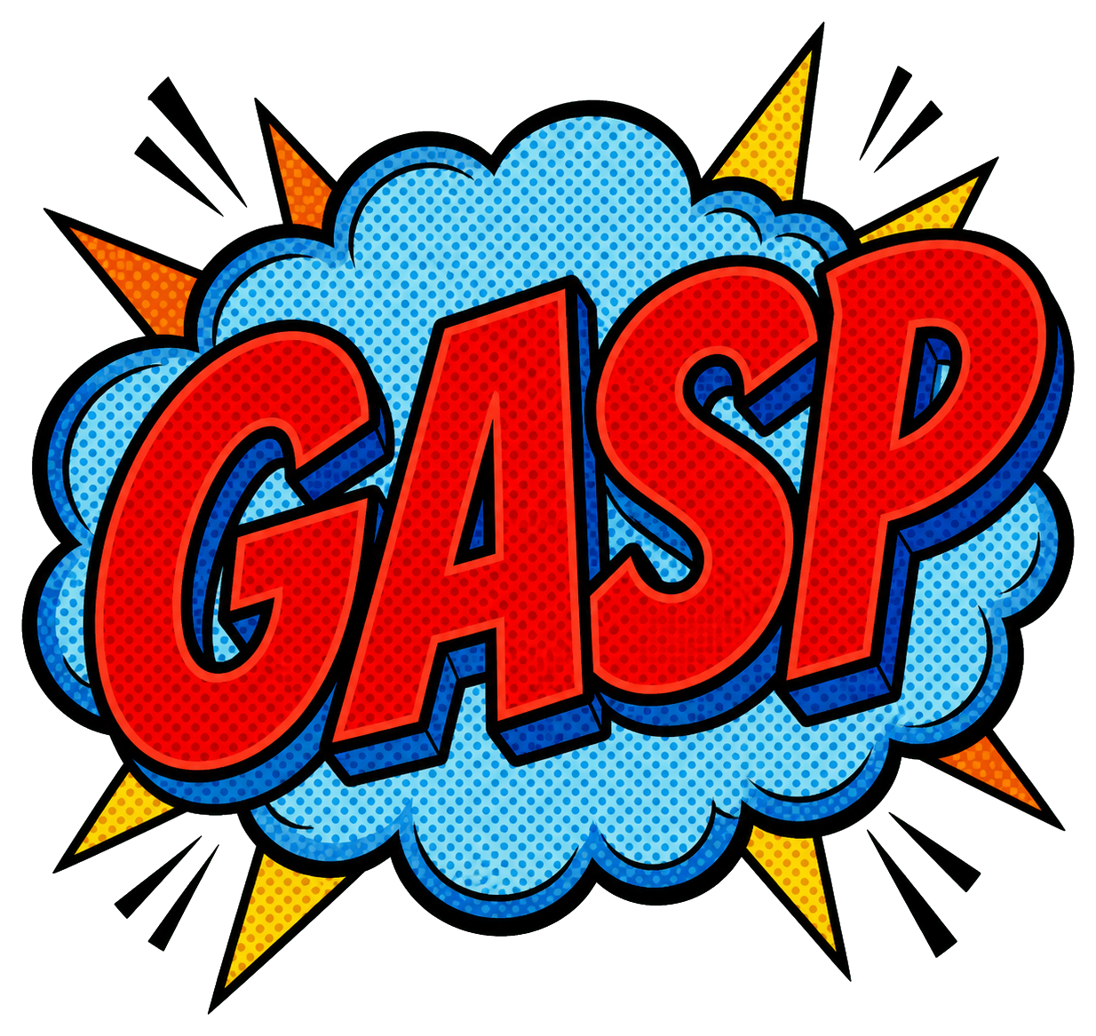 Preview for Gasp Cloud Comic Sticker