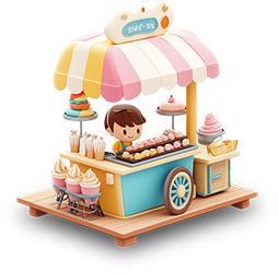 Preview for Street-food-cart-illustration-character-sticker-6580b