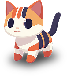 Preview for Cartoon-orange-cat-illustration-animal-sticker-582b9
