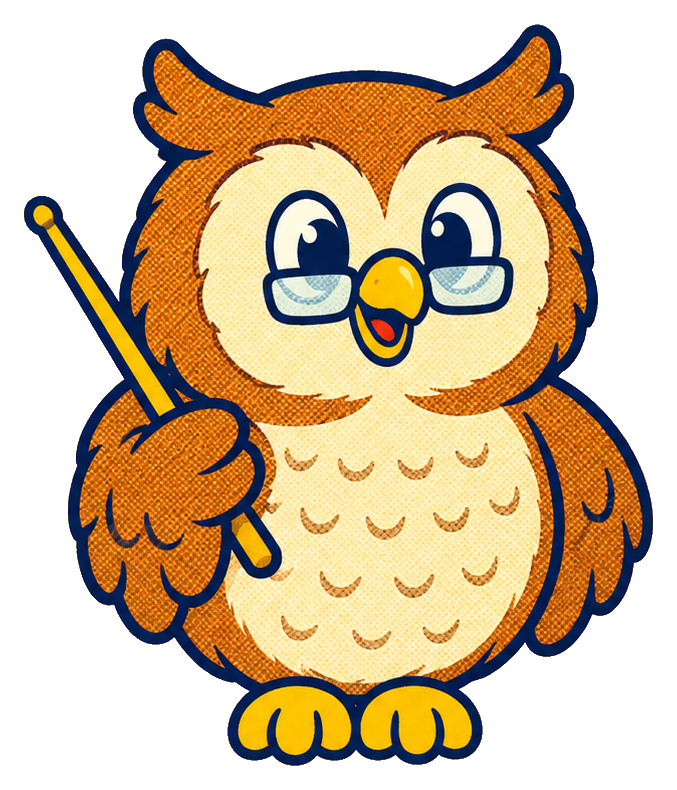 Preview for Owl Teacher With Glasses