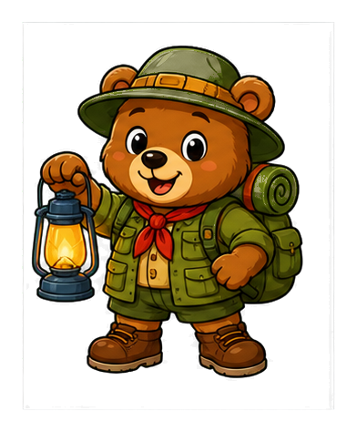 Preview for Camper Bear Sticker