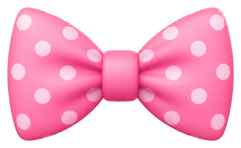 Preview for Pink Polka Dot Bow Tie Sticker