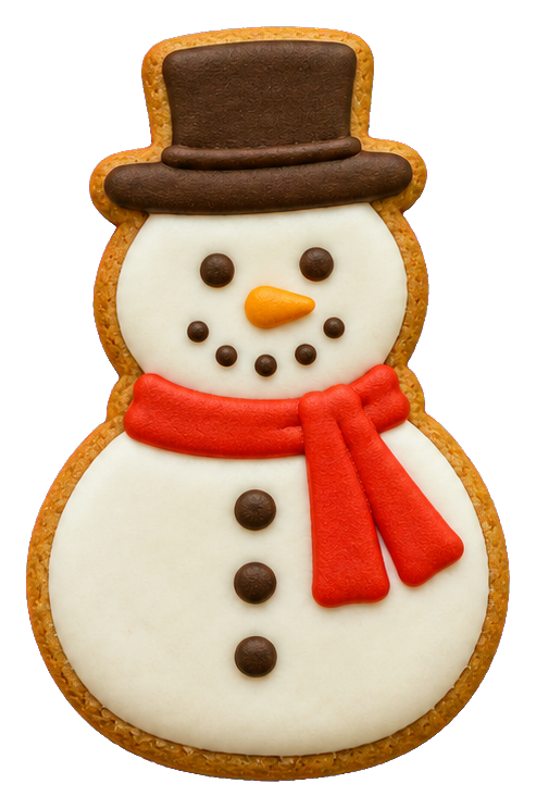 Preview for Gingerbread Bakery Snowman Cookie