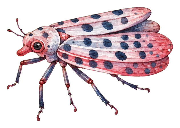 Preview for Scarlet Lanternfly Sticker