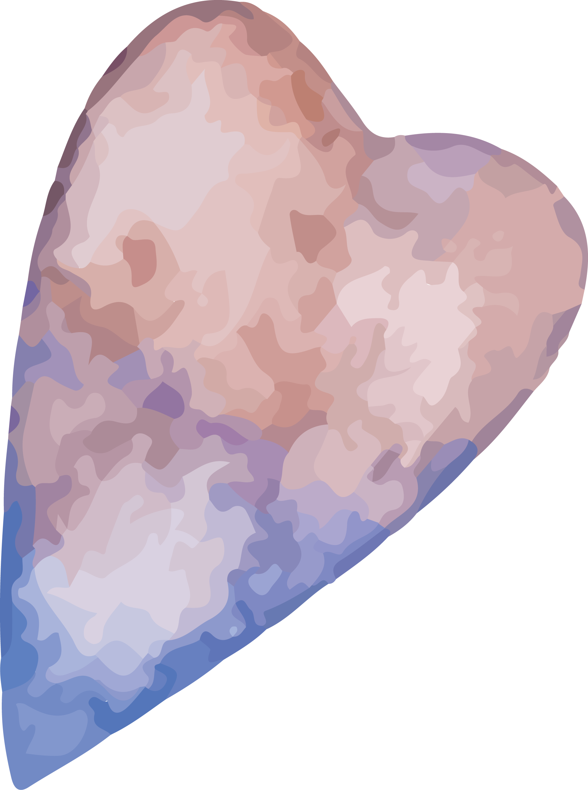 Preview for Mosaic-heart-art-summer-watercolor-sticker-bed61