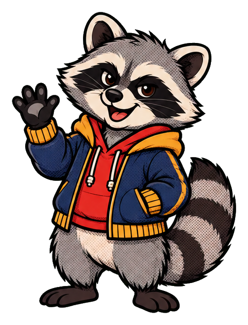 Preview for Raccoon Hey There