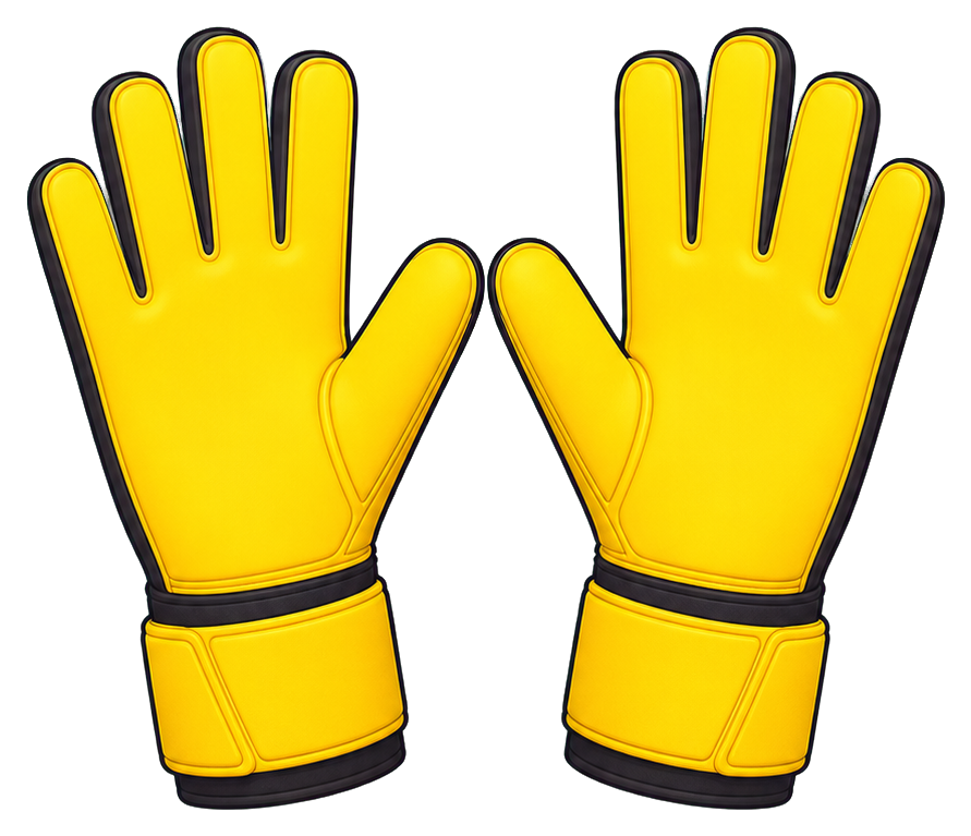 Preview for Yellow Goalkeeper Gloves Sticker