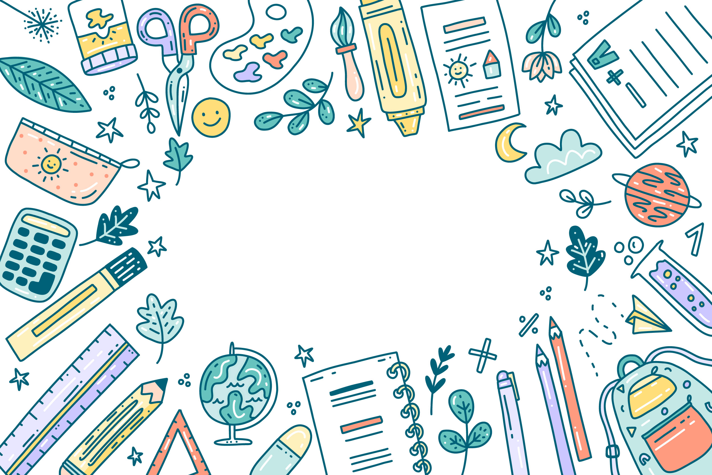 Preview for Educational-supplies-stationery-art-background-88920