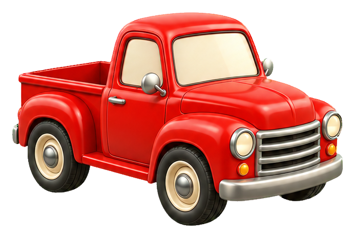 Preview for 3d Tiny Vehicles Pickup Truck