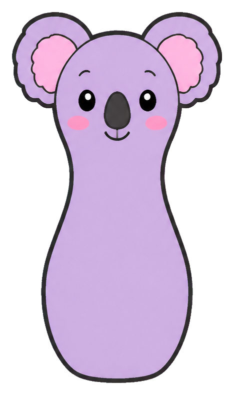 Preview for Koala Bowling Pin Sticker