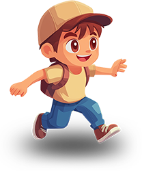 Preview for Cartoon-boy-running-illustration-character-sticker-65be3