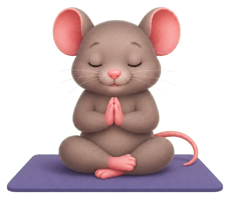 Preview for Mouse Yoga Sticker
