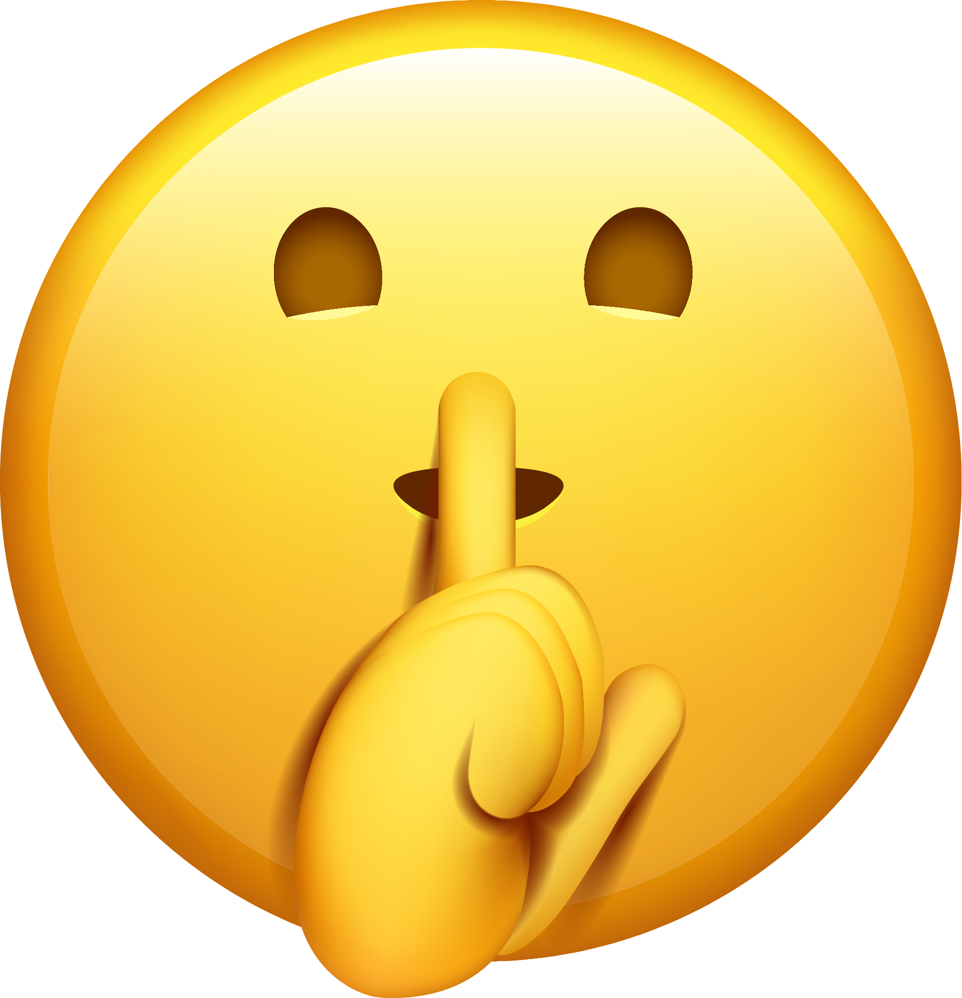 Preview for Shh-emoji-meaning-emoji-classic-sticker-0ff80