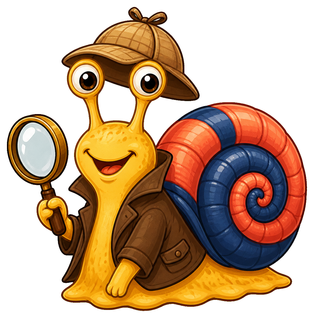 Preview for Detective Snail Sticker