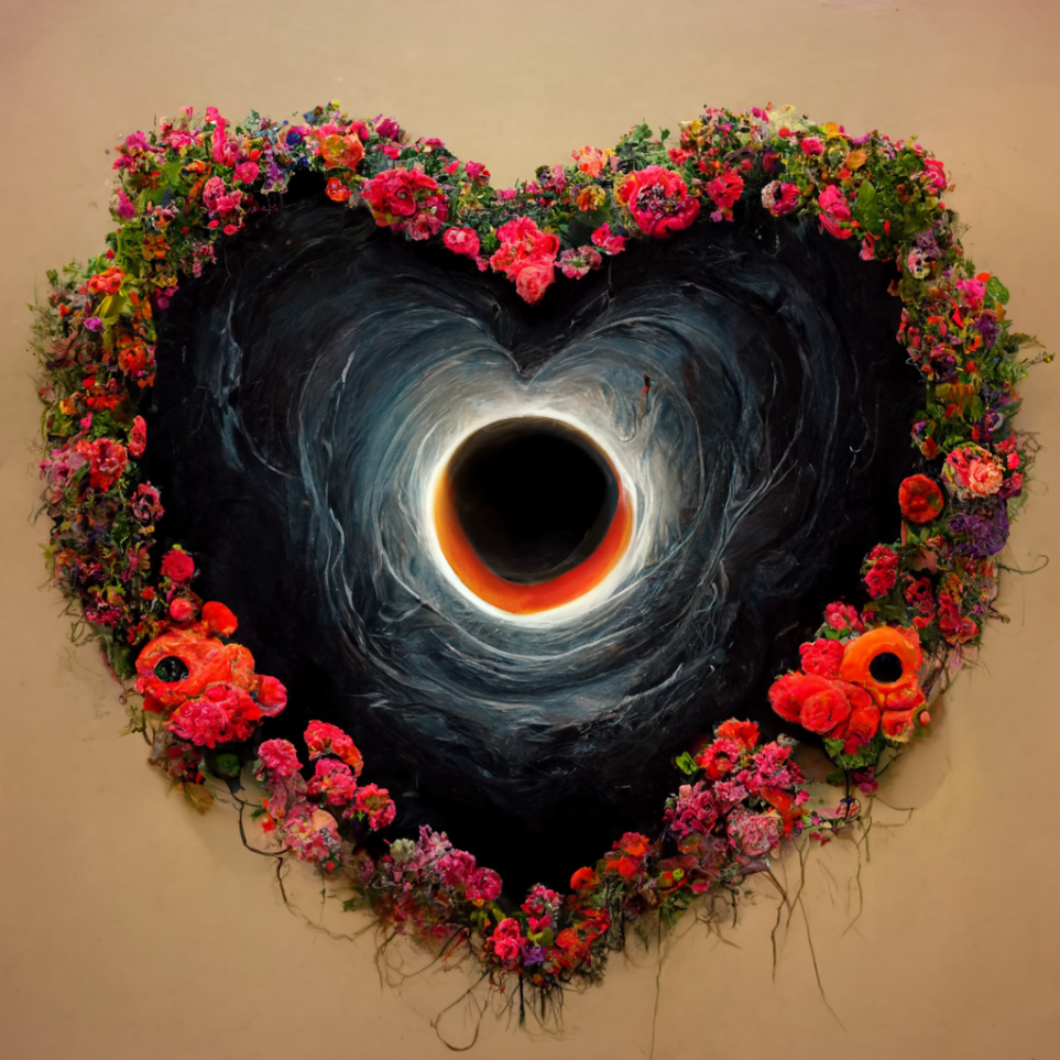 Preview for Floral-heart-eclipse-art-ai-images-background-38685