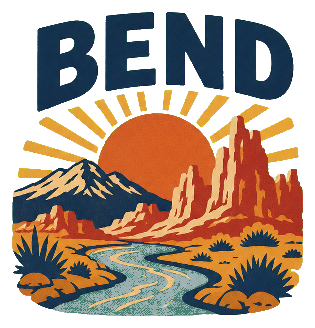 Preview for Bend Sun Retro Oregon Sticker