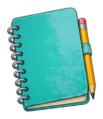 Preview for Spiral Notebook Pencil Sticker