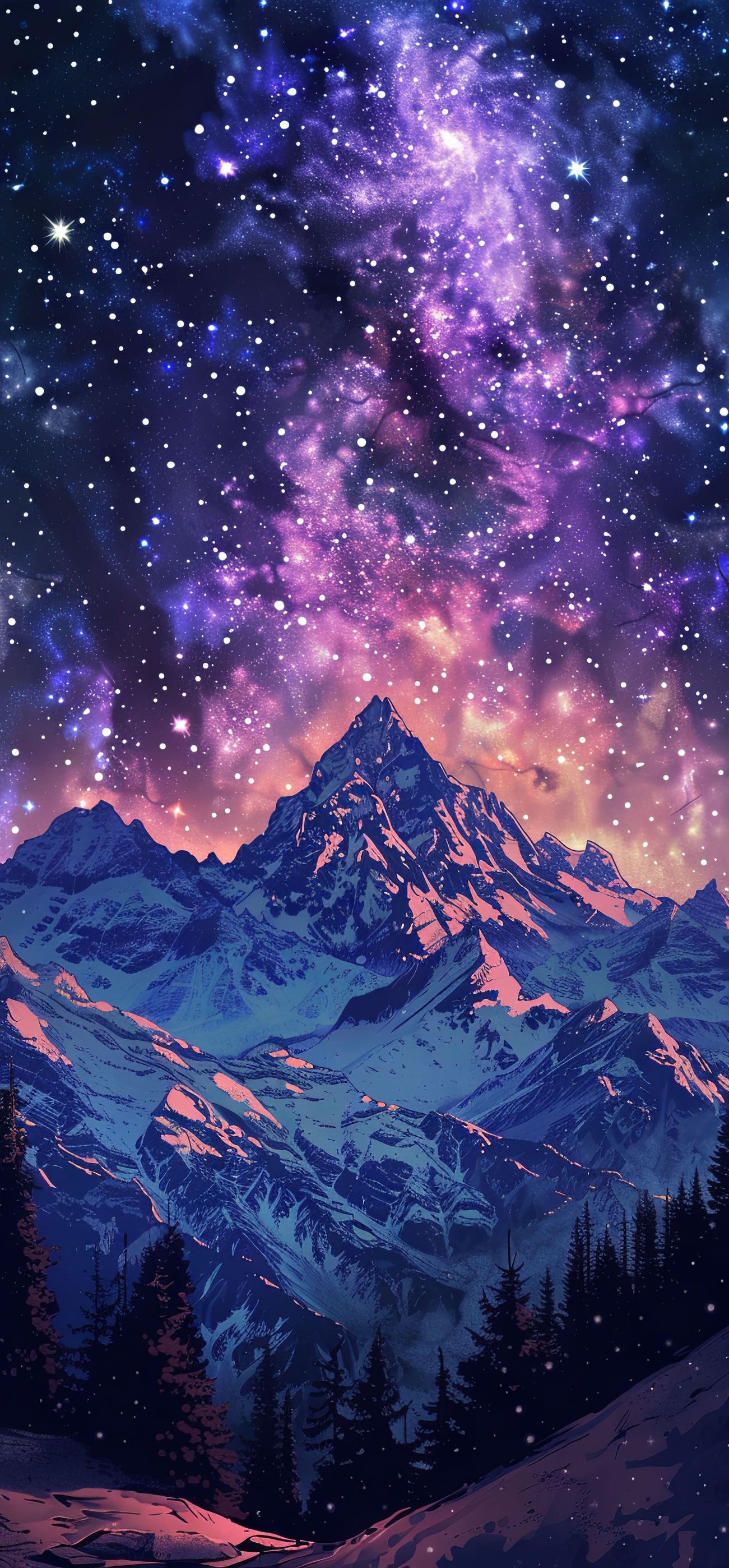 Preview for Snowy-mountains-under-starry-night-sky-astrophotography-phone-ba-5513a