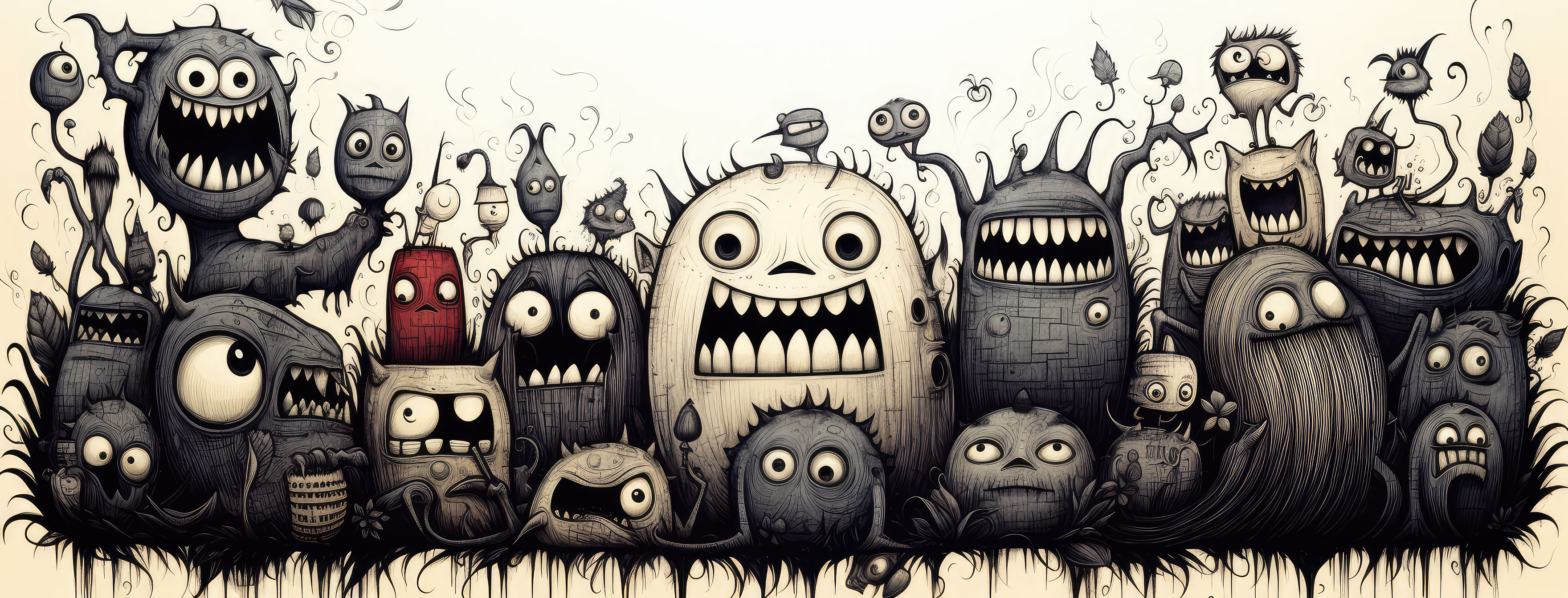 Preview for Cartoon-monster-collection-halloween-cover-background-156cc
