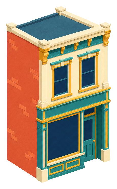 Preview for Isometric City Buildings Bookshop