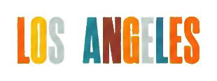 Preview for Los Angeles Retro Text Sticker