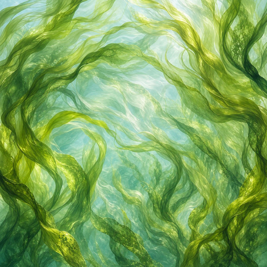 Preview for Green Organic Abstract Background Stock Image