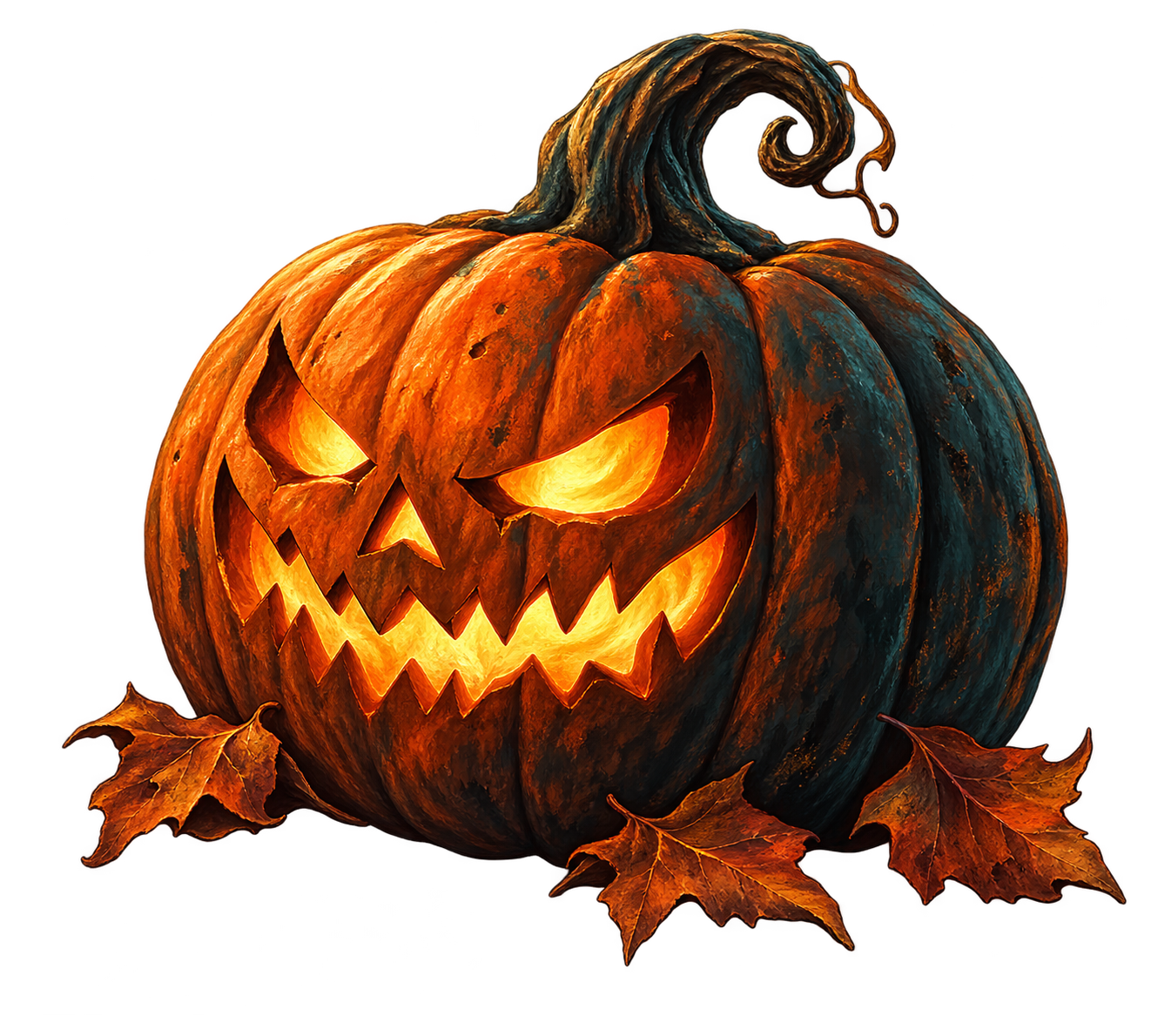 Preview for Glowing Jack O Lantern Sticker