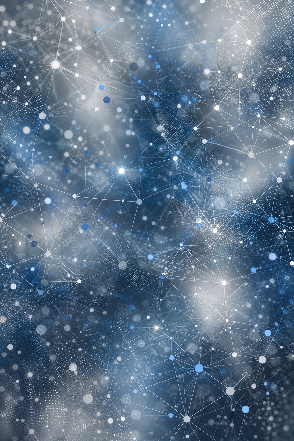 Preview for Silver Blue Connected Dot Field Background
