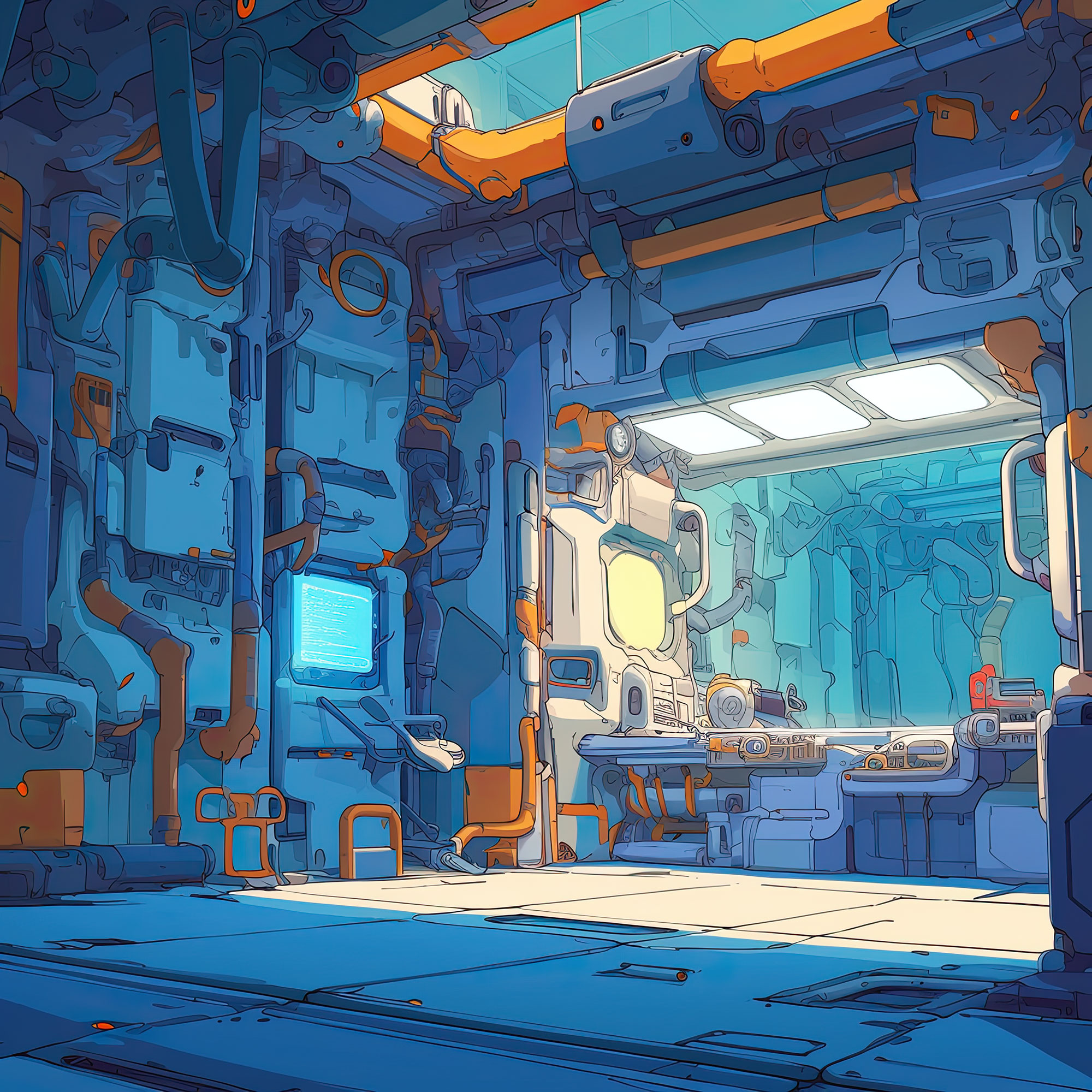 Preview for Futuristic-industrial-interior-design-sci-fi-backdrop-background-48a0e