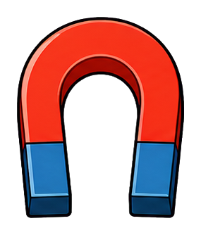 Preview for Plain Horseshoe Magnet Sticker