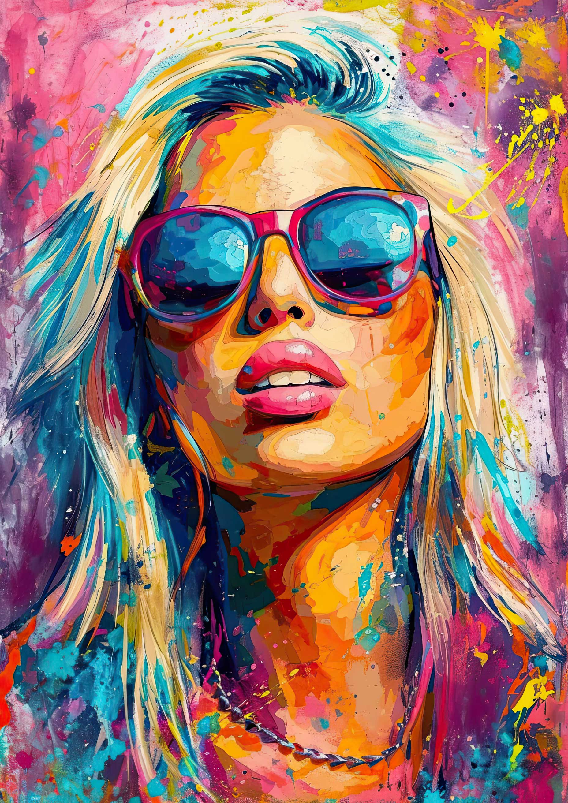 Preview for Vibrant-portrait-woman-sunglasses-celebrities-background-6a7fd