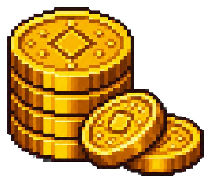 Preview for Pixel Coins Sticker