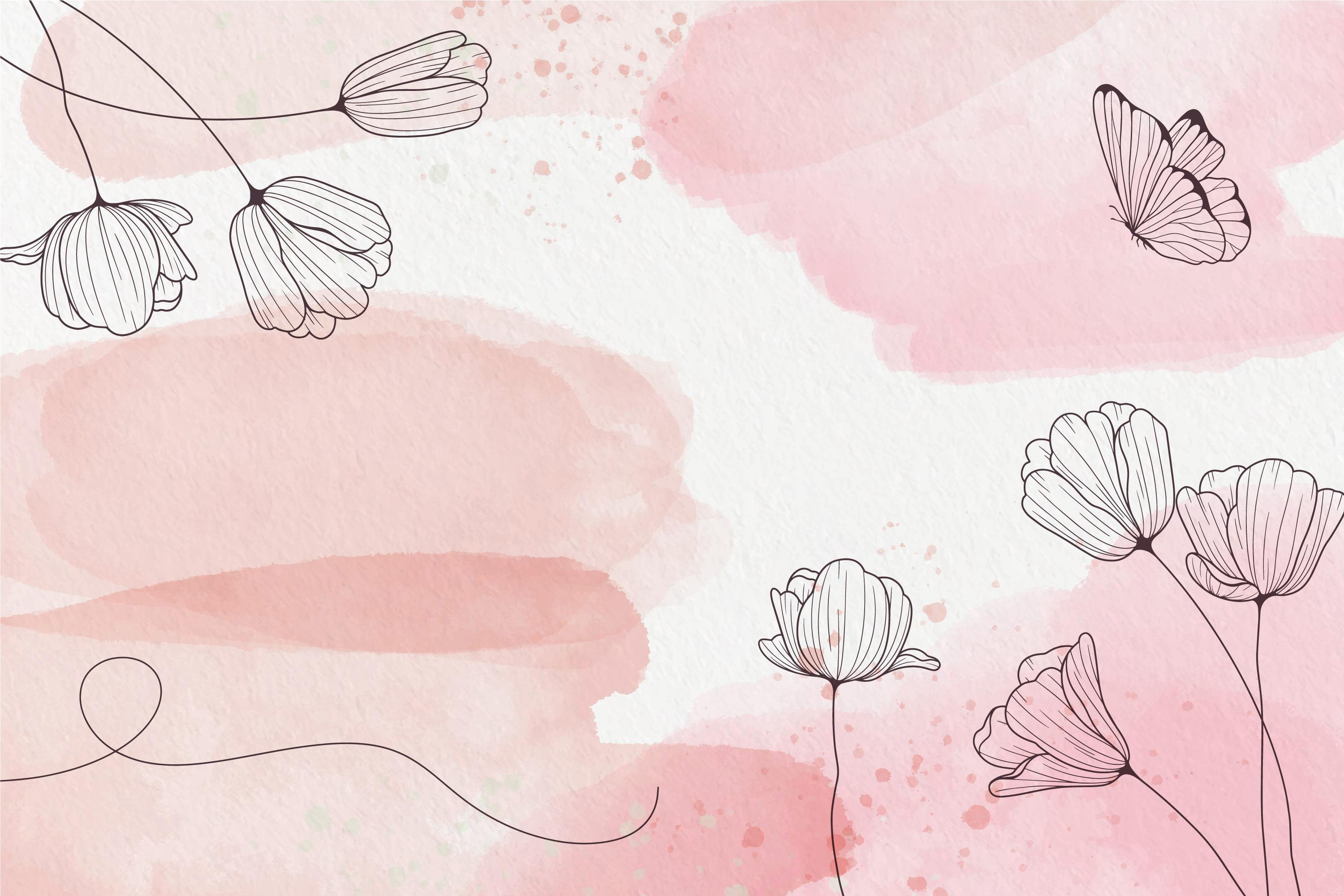 Preview for Minimalist-floral-design-template-spring-background-2f0ac