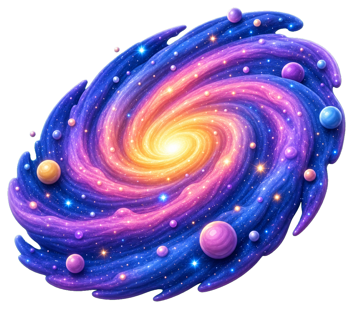 Preview for Galaxy Swirl Sticker For Space Designs