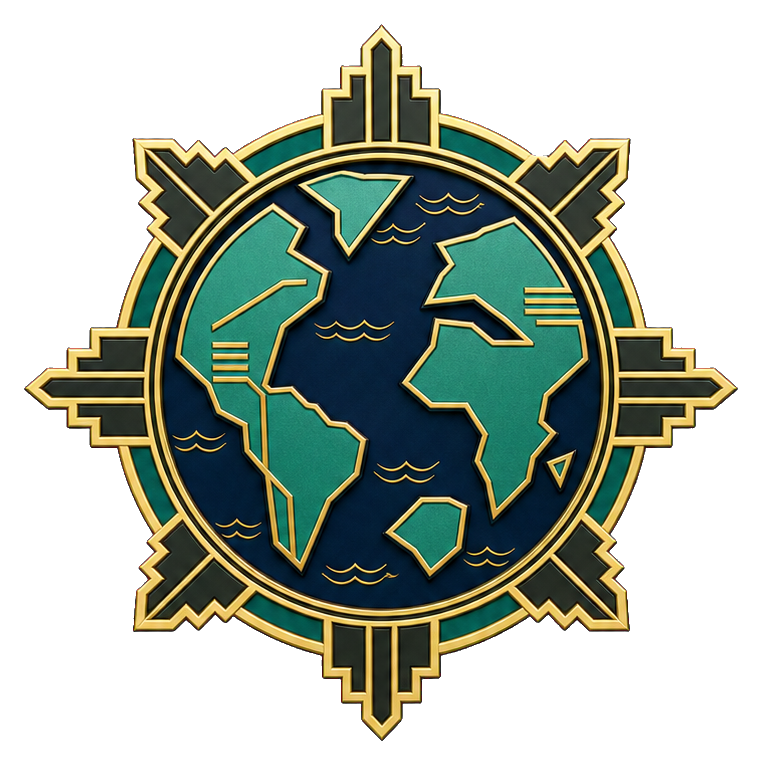 Preview for Art Deco Earth Sticker