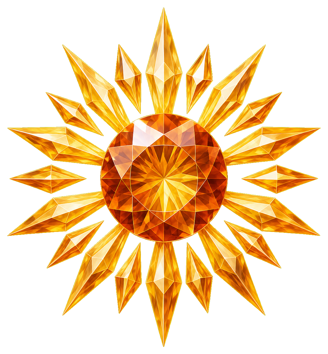 Preview for Gem Sunburst Sticker
