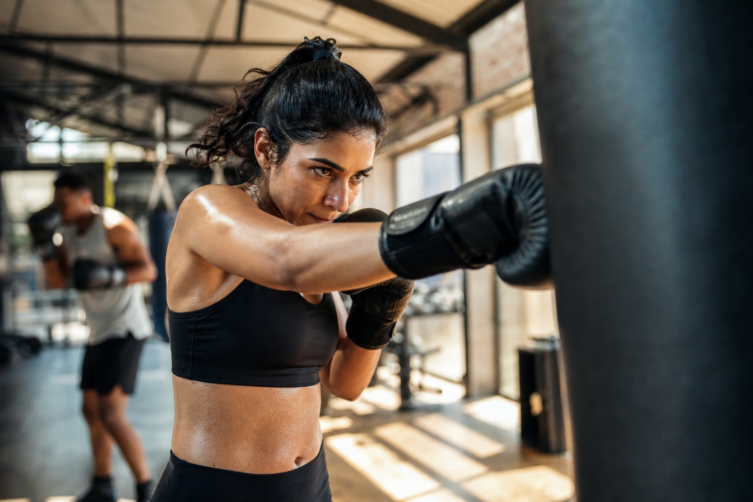 Preview for Boxing Workout Gym Background