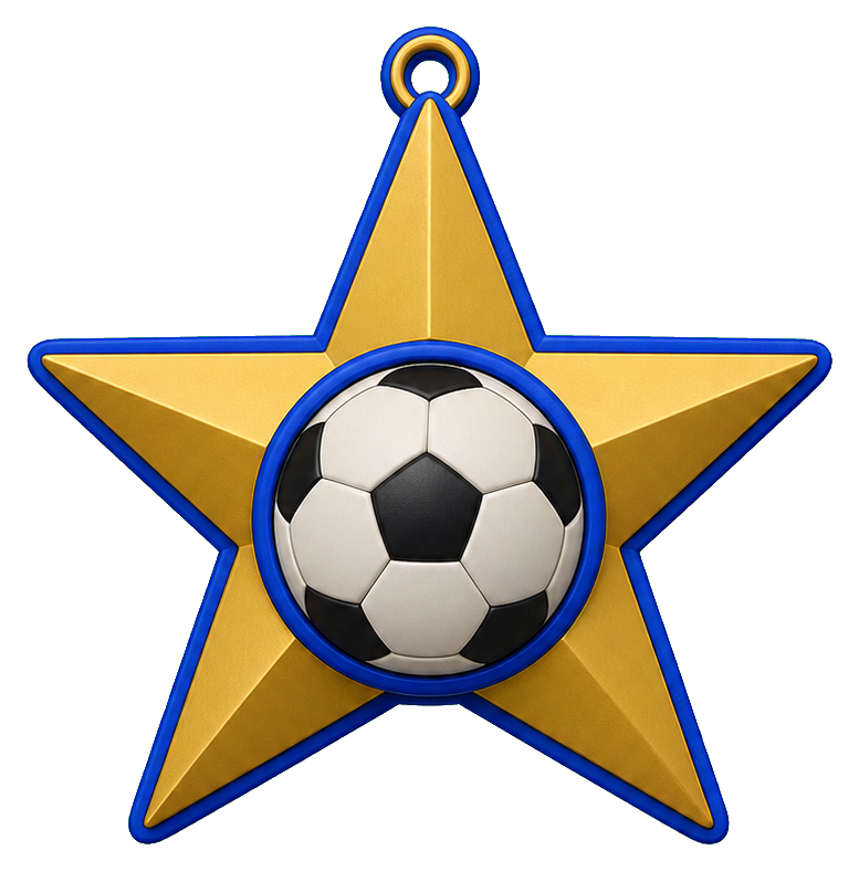 Preview for Soccer Star Emblem Sticker