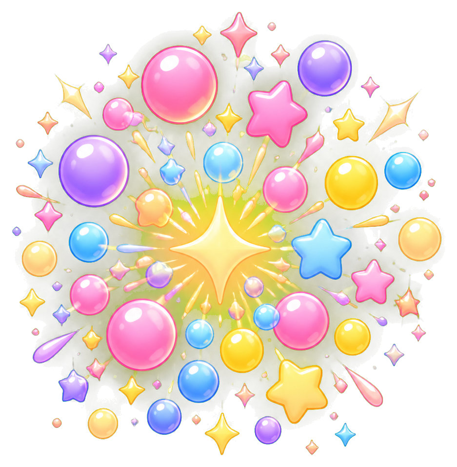 Preview for Bubble Star Mix Sticker