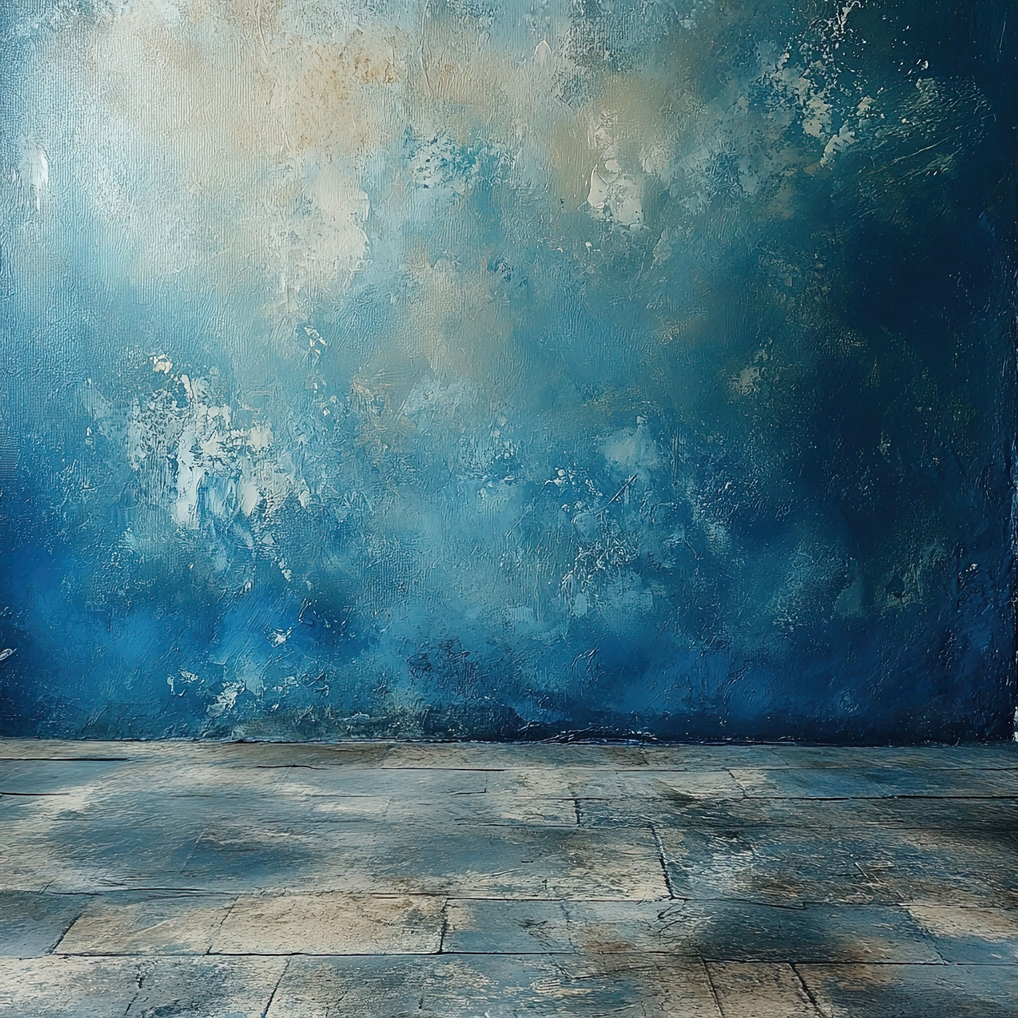 Preview for Blue-textured-wall-and-floor-simple-backdrop-background-661a2