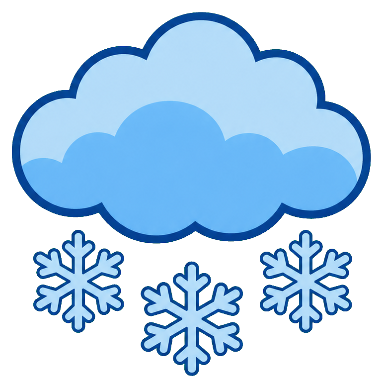 Preview for Snow Showers Icon Sticker