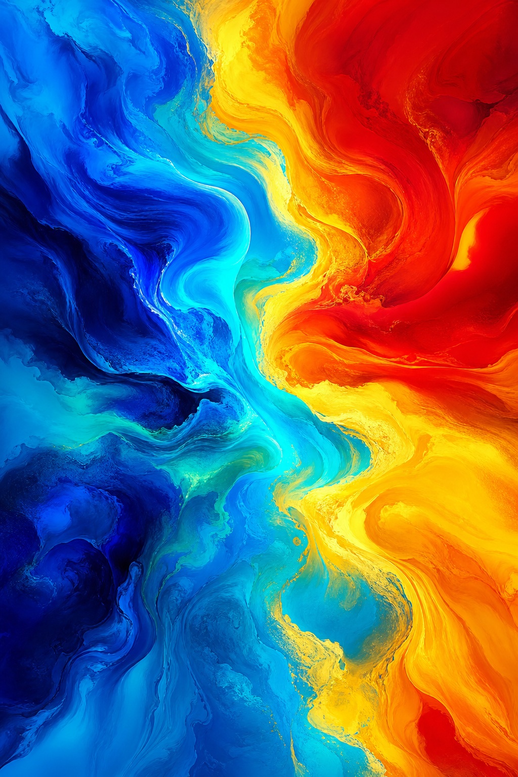 Preview for Square Primary Flow Abstract Background