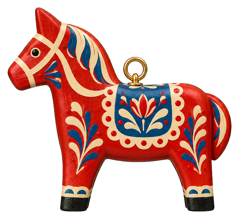 Preview for Nordic Horse Christmas Ornament