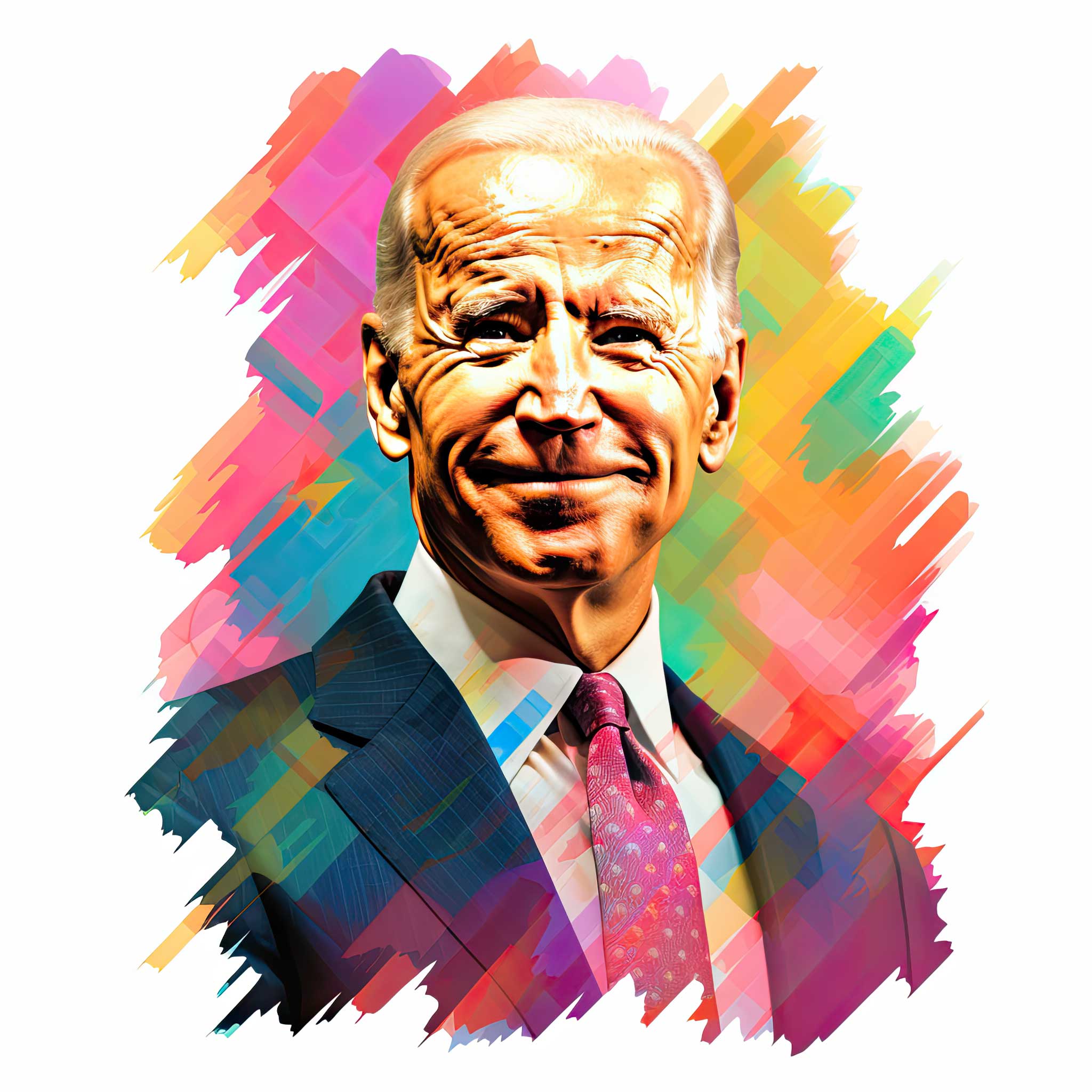 Portrait of Joe Biden in a formal headshot-style image.