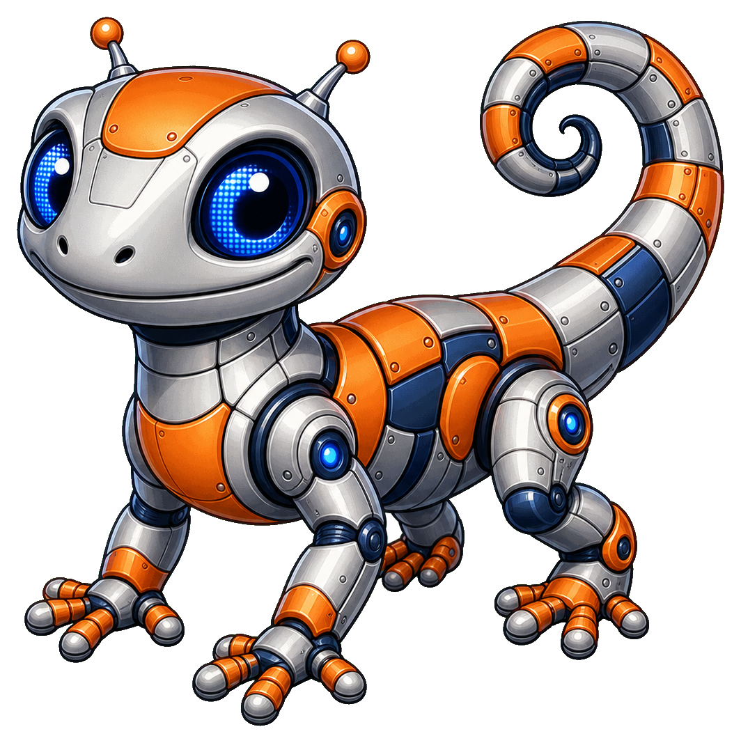 Preview for Robot Lizard Sticker